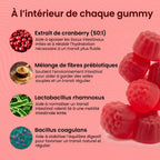 Gummies à la cranberry | Formule de protection urinaire et rénale - Leevna France