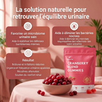 Gummies à la canneberge | Formule de protection urinaire et rénale